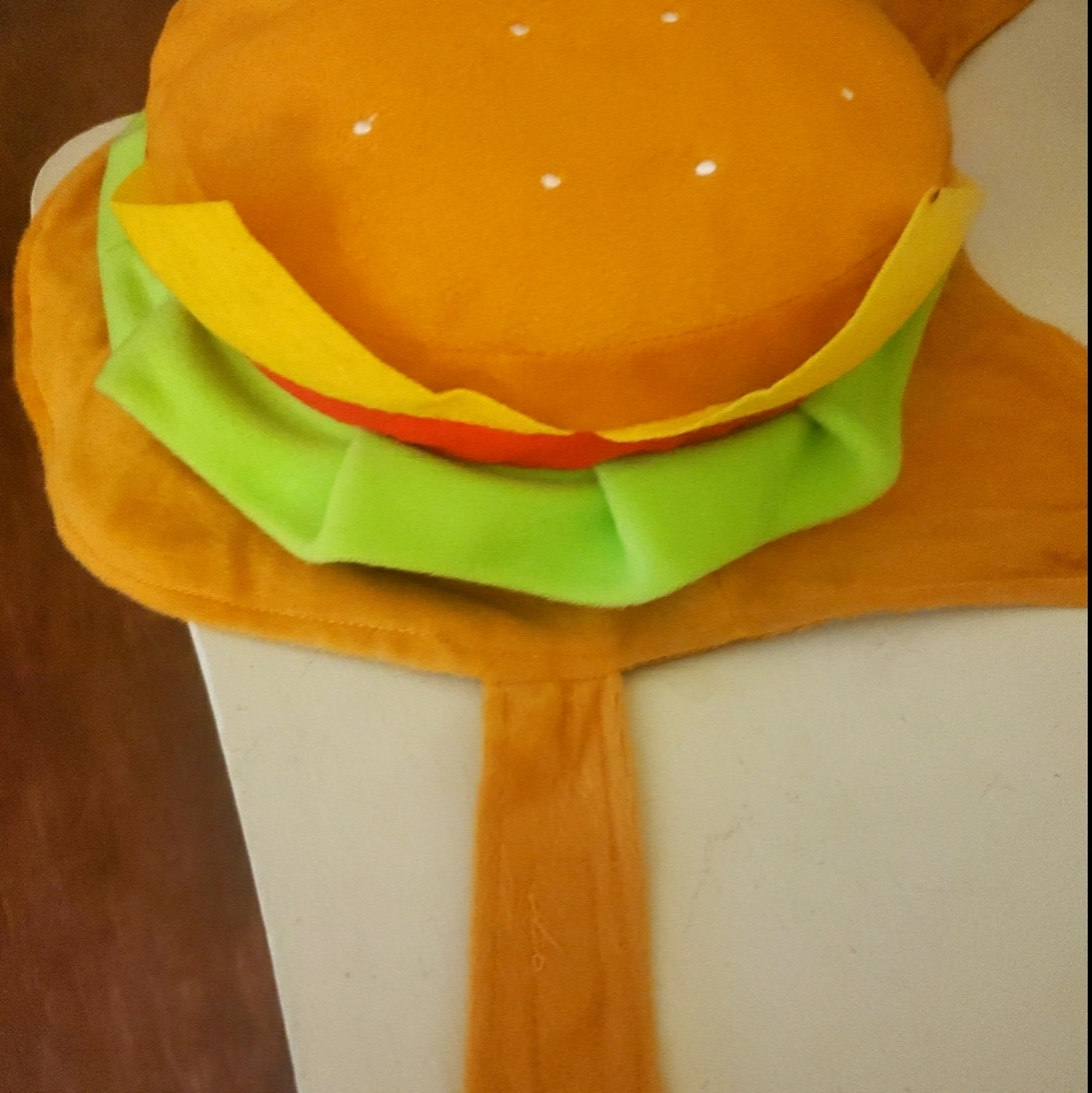 Medium Cheeseburger Halloween Costume for dog